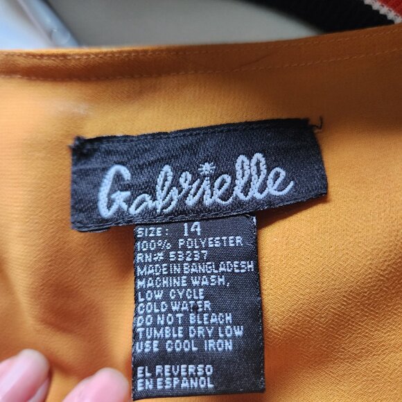 Gabrielle Smock Pullover Type Dress-Sz 14 - Picture 6 of 6